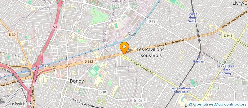 localisation de l'entreprise NID DE CIGOGNE S A R L à LES PAVILLONS-SOUS-BOIS