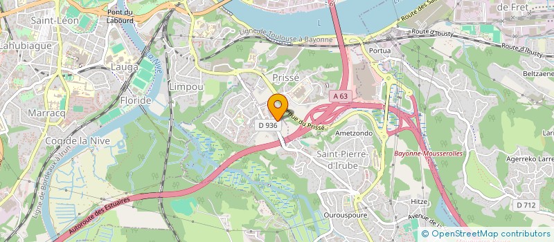 localisation de l'entreprise NID DE GUEPES  SAINT-PIERRE-D'IRUBE