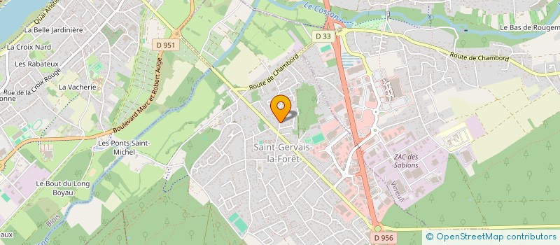 localisation de l'entreprise NID DOUILLET  SAINT-GERVAIS-LA-FORET