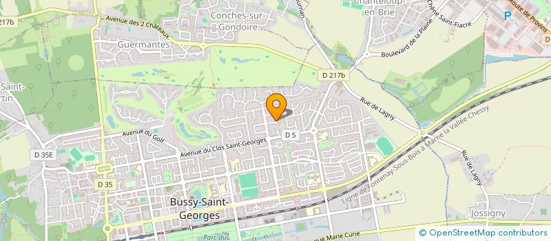 localisation de l'entreprise NID DOUILLET  BUSSY-SAINT-GEORGES