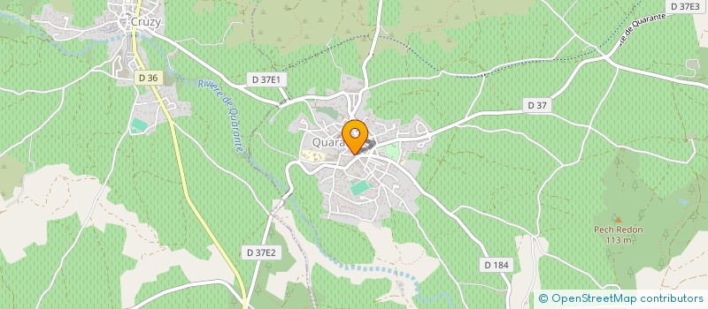 localisation de l'entreprise NID DU MOULIN  QUARANTE