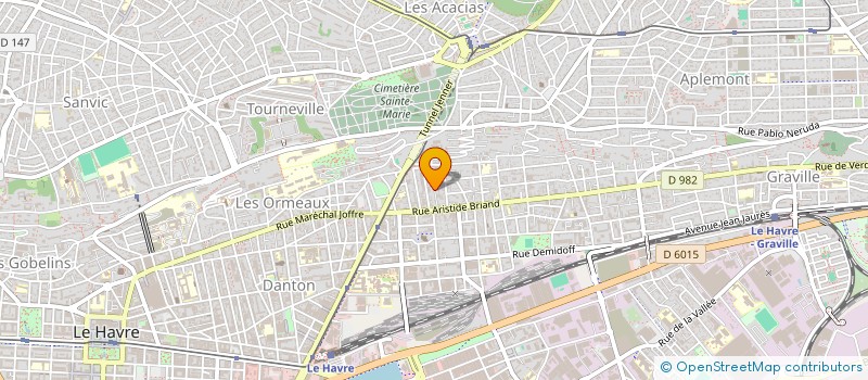 localisation de l'entreprise NID'O COLIBRIS à LE HAVRE