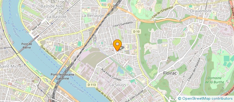 localisation de l'entreprise NID'OSTEO  FLOIRAC