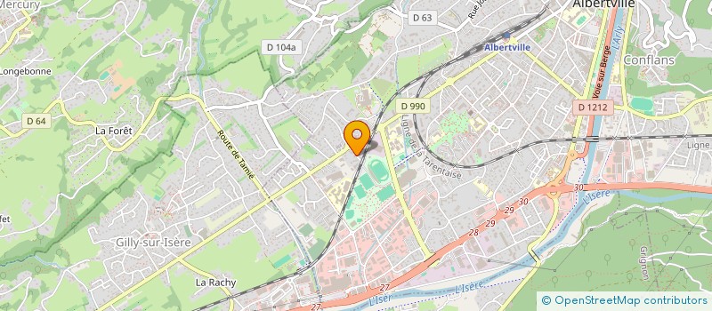 localisation de l'entreprise NIDA  ALBERTVILLE