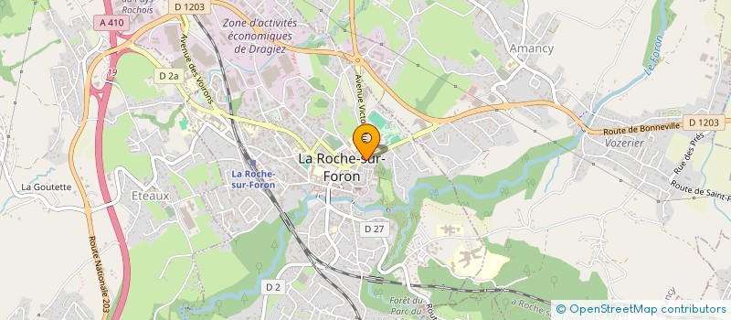 localisation de l'entreprise NIDAM  LA ROCHE-SUR-FORON