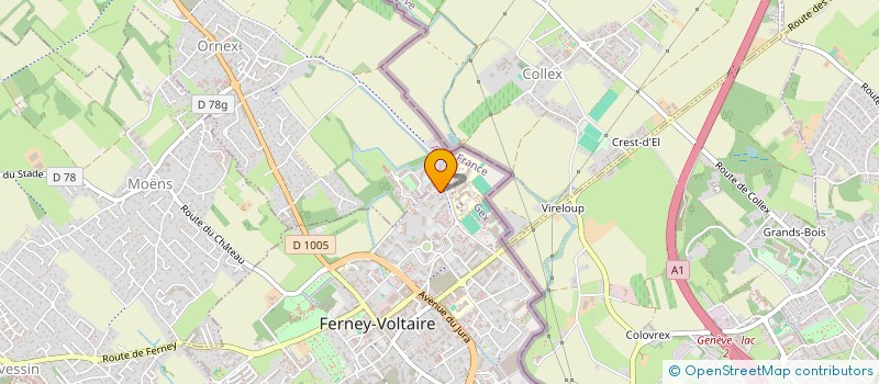 localisation de l'entreprise NIDAPPART à FERNEY-VOLTAIRE