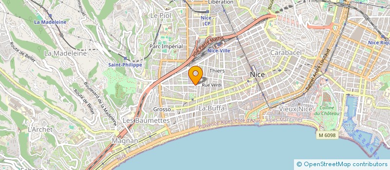 localisation de l'entreprise NIDAZUR PARMENTIER à NICE