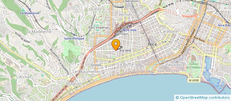 localisation de l'entreprise NIDAZUR PROMOTION SARL à NICE