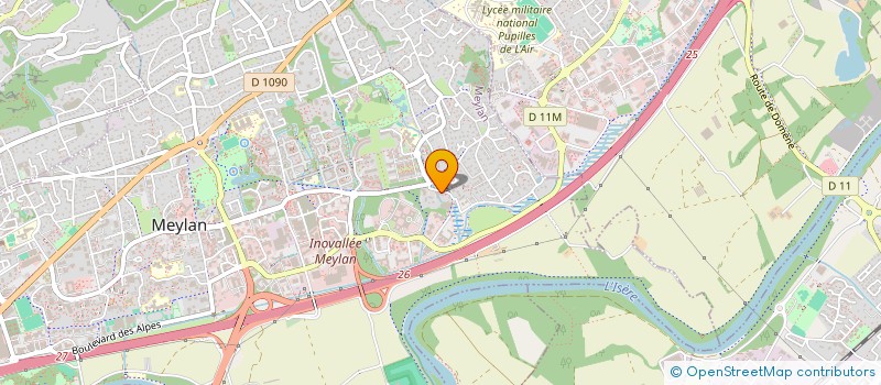 localisation de l'entreprise NIDDOUX  MEYLAN