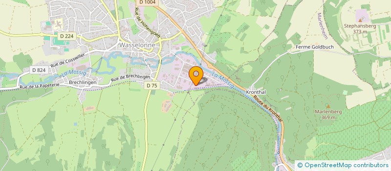 localisation de l'entreprise NIDECK CHAUFFAGE à WASSELONNE
