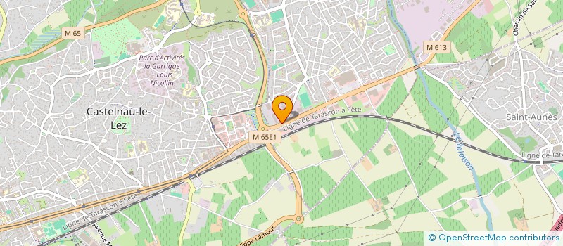 localisation de l'entreprise NIDELET à LE CRES
