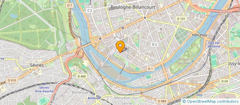 localisation de l'entreprise NIDELIN à BOULOGNE-BILLANCOURT