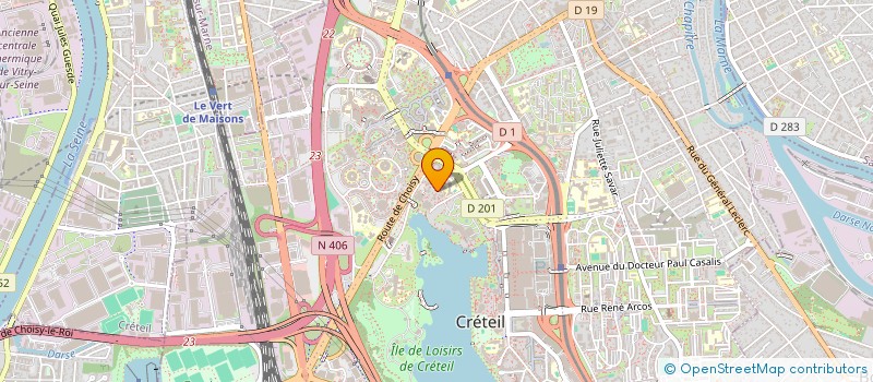 localisation de l'entreprise NIDELL  CRETEIL