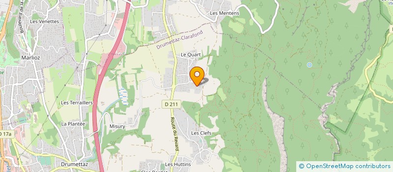 localisation de l'entreprise NIDELPHA à VIVIERS-DU-LAC