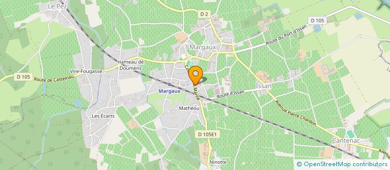 localisation de l'entreprise NIDGAVAM  MARGAUX-CANTENAC