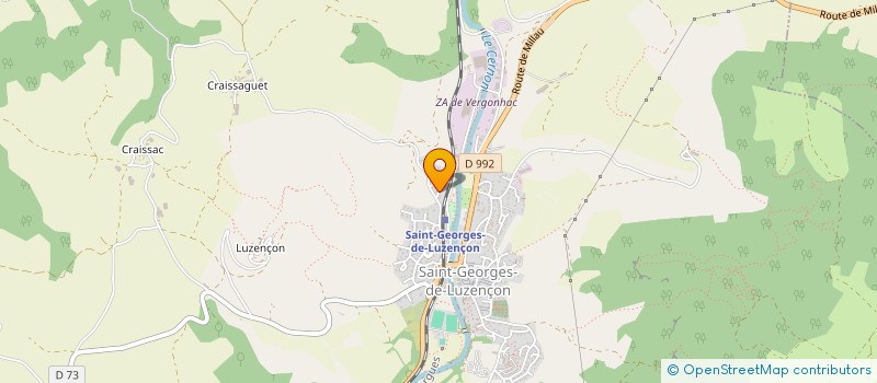 localisation de l'entreprise NIDUS PATRIMOINE  SAINT-GEORGES-DE-LUZENCON