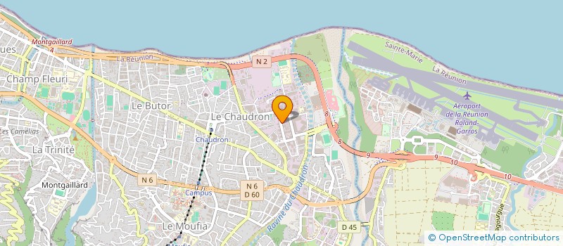 localisation de l'entreprise NIE OCEAN INDIEN à SAINT-DENIS