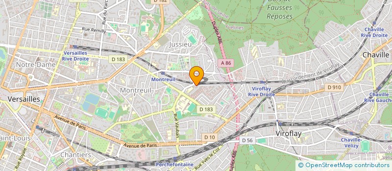 localisation de l'entreprise NIEDBALA à VERSAILLES