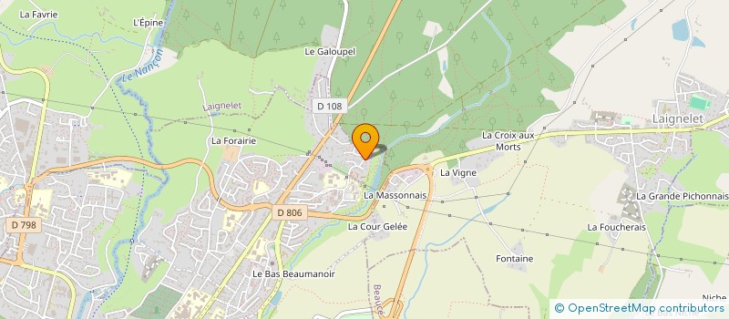 localisation de l'entreprise NIEJOL  FOUGERES