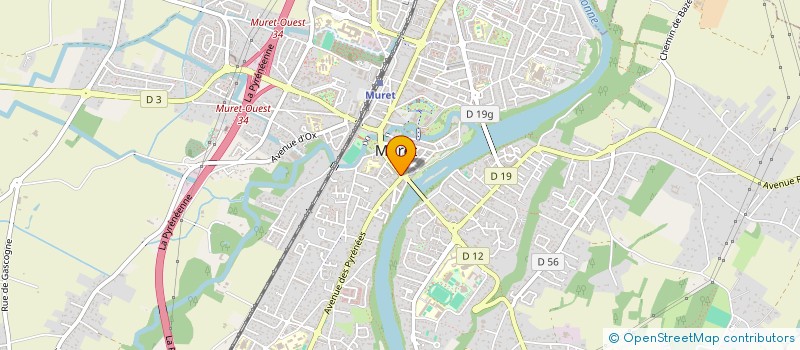 localisation de l'entreprise NIEL  MURET