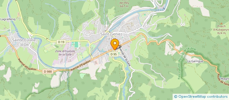 localisation de l'entreprise NIEL  SAINT GENIEZ D'OLT ET D'AUBRAC