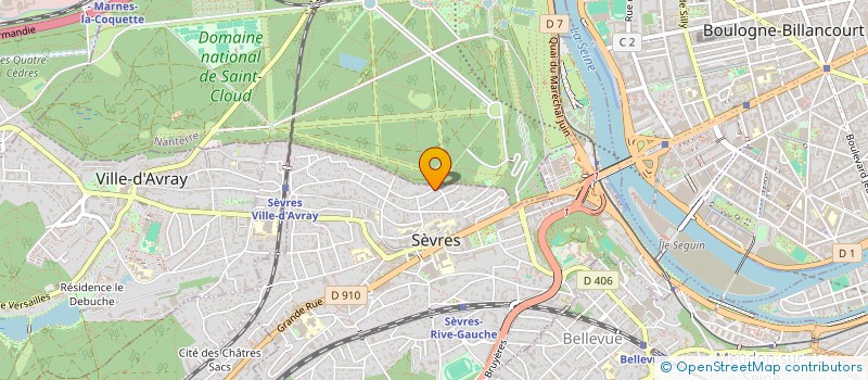 localisation de l'entreprise NIEL MONT ROTY à SEVRES