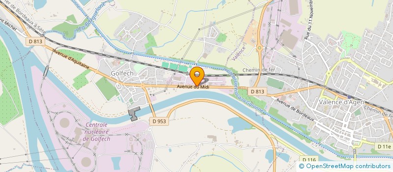 localisation de l'entreprise NIELDA DISCO  GOLFECH