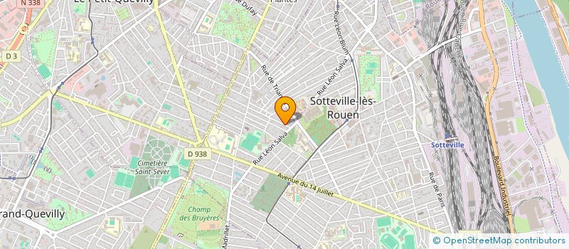 localisation de l'entreprise NIEMA à SOTTEVILLE-LES-ROUEN