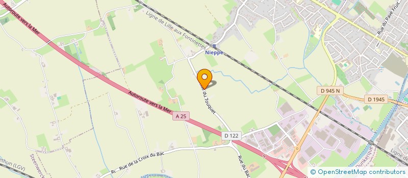 localisation de l'entreprise NIEPPE BASKET CLUB  NIEPPE