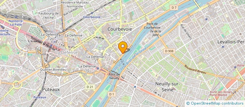 localisation de l'entreprise NIEPPE RIVAGE SAS à COURBEVOIE