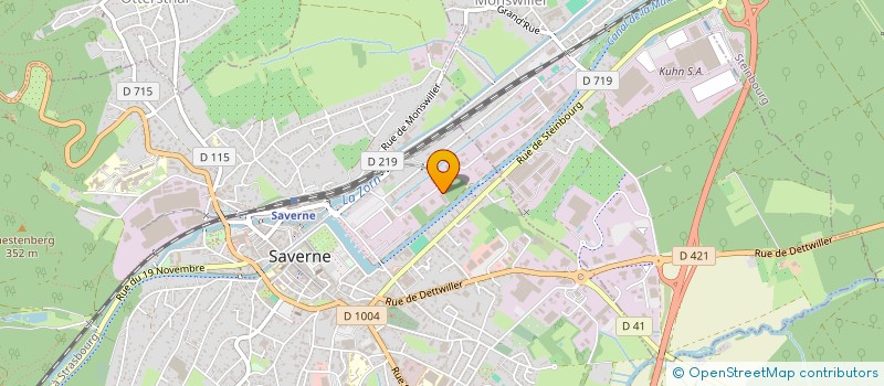 localisation de l'entreprise NIEROS SYSTEME  SAVERNE