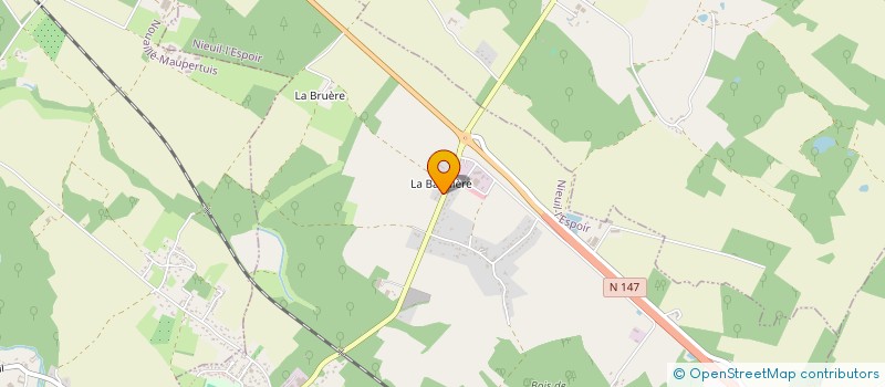 localisation de l'entreprise NIEUIL86  NIEUIL-L'ESPOIR