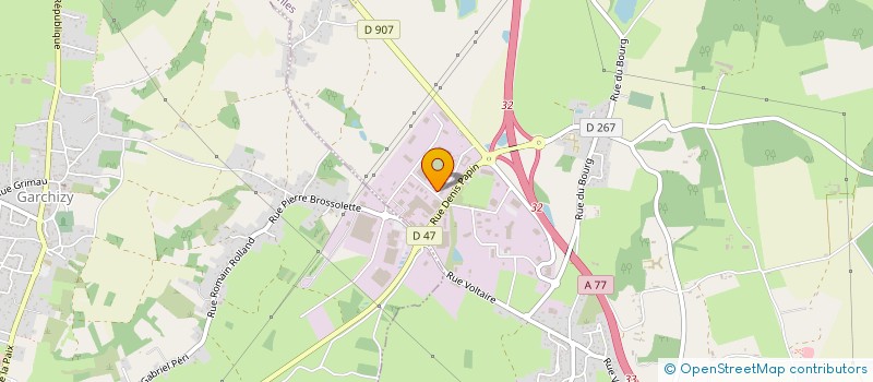localisation de l'entreprise NIEVRE AFFUTAGE à VARENNES VAUZELLES