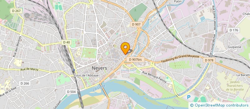 localisation de l'entreprise NIEVRE CONCEPT à NEVERS