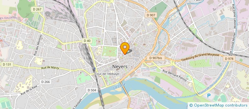 localisation de l'entreprise NIEVRE DEVELOPPEMENT L'AGENCE ECONOMIQUE DEPARTEMENTALE à NEVERS