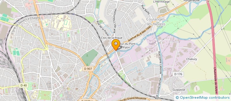 localisation de l'entreprise NIEVRE ECO MATERIAUX à COULANGES-LES-NEVERS