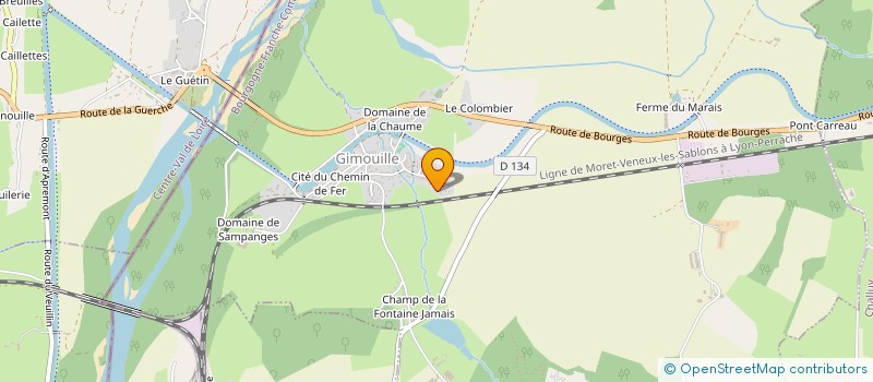 localisation de l'entreprise NIEVRE ORIENTATION RAID DECOUVERTE à GIMOUILLE