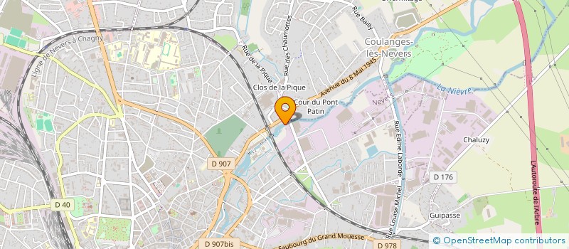 localisation de l'entreprise NIEVRE RAVALEMENT à NEVERS