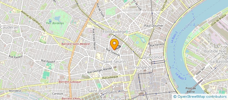 localisation de l'entreprise NIEZ LARRAUFIE ARCHITECTES ASSOCIES  BORDEAUX