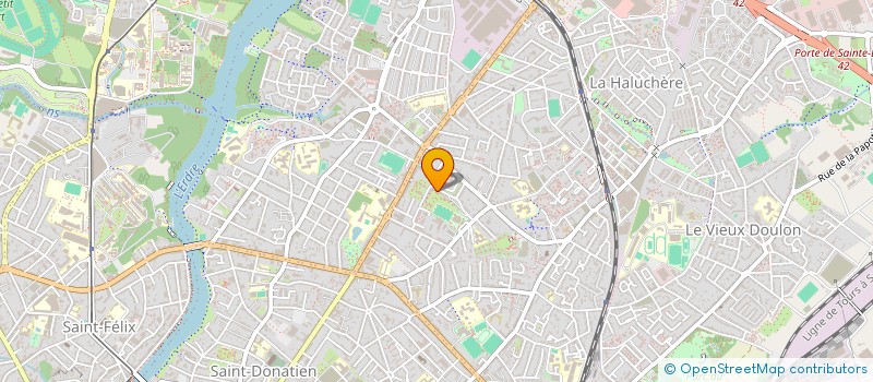 localisation de l'entreprise NIF HABITAT à NANTES