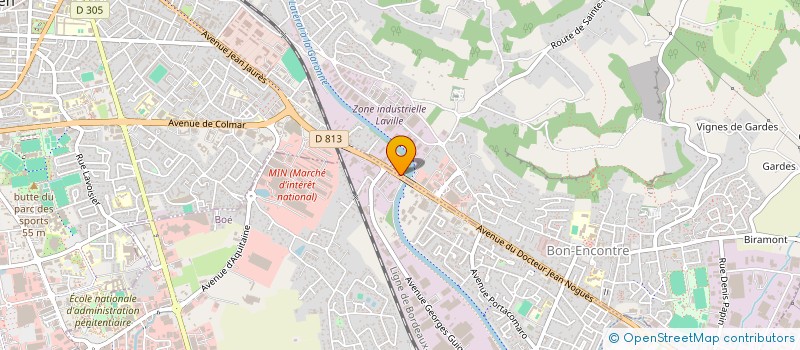 localisation de l'entreprise NIFA NETTOYAGE  BON-ENCONTRE