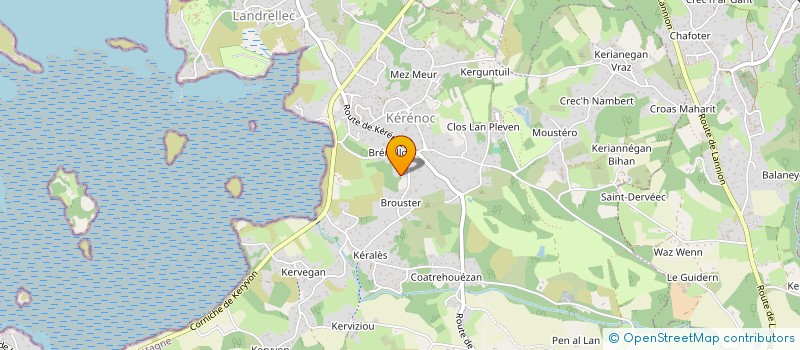 localisation de l'entreprise NIFABER  PLEUMEUR-BODOU