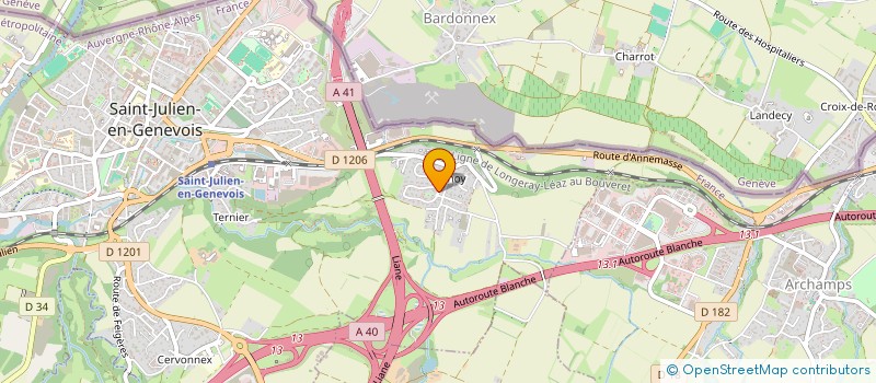 localisation de l'entreprise NIFAPHI  SAINT-JULIEN-EN-GENEVOIS