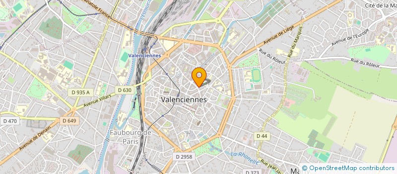 localisation de l'entreprise NIFL  VALENCIENNES