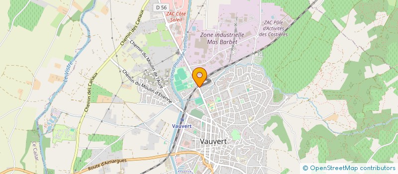 localisation de l'entreprise NIFLO à VAUVERT