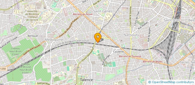 localisation de l'entreprise NIFTY  TALENCE