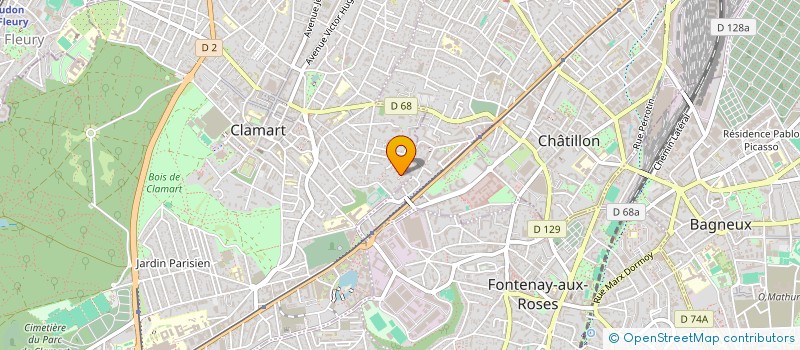 localisation de l'entreprise NIGEL 58  CLAMART