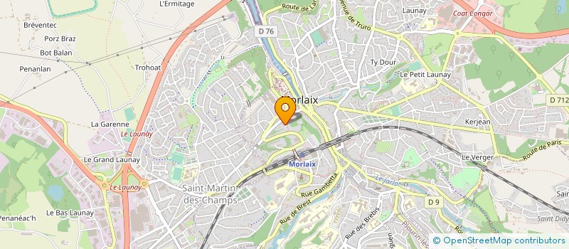 localisation de l'entreprise NIGER BREIZH à MORLAIX