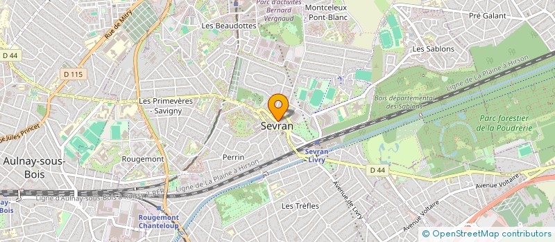 localisation de l'entreprise NIGERIAN YOUTHS IN FRANCE (NYF) à SEVRAN