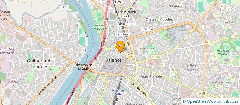 localisation de l'entreprise NIGHT CODE BY GS  VALENCE